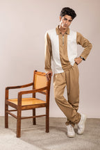 Nextage lightweight breathable fabric detail of men track suit