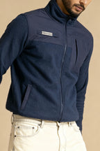 Nextage Navy Polar Fleece Jacket
